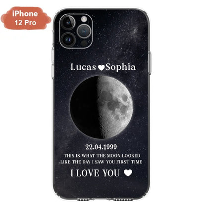 Custom Personalized Moon Phase Phone Case - Gifts for Birthday and Anniversary