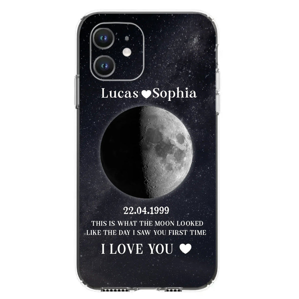 Custom Personalized Moon Phase Phone Case - Gifts for Birthday and Anniversary