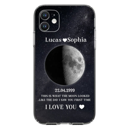 Custom Personalized Moon Phase Phone Case - Gifts for Birthday and Anniversary