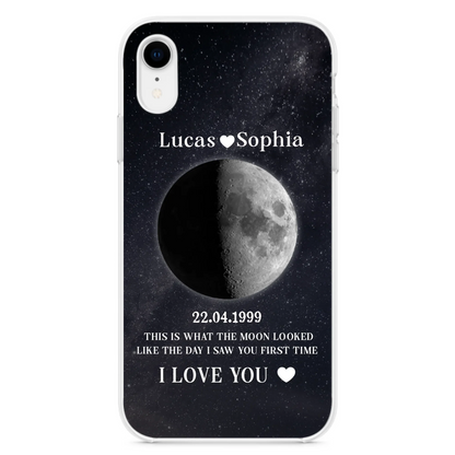Custom Personalized Moon Phase Phone Case - Gifts for Birthday and Anniversary