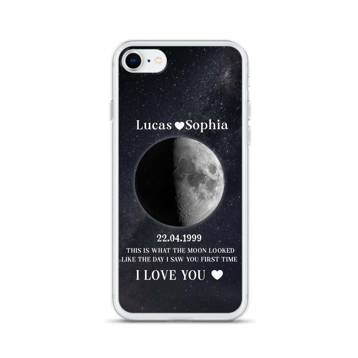 Custom Personalized Moon Phase Phone Case - Gifts for Birthday and Anniversary