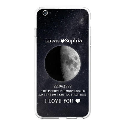 Custom Personalized Moon Phase Phone Case - Gifts for Birthday and Anniversary