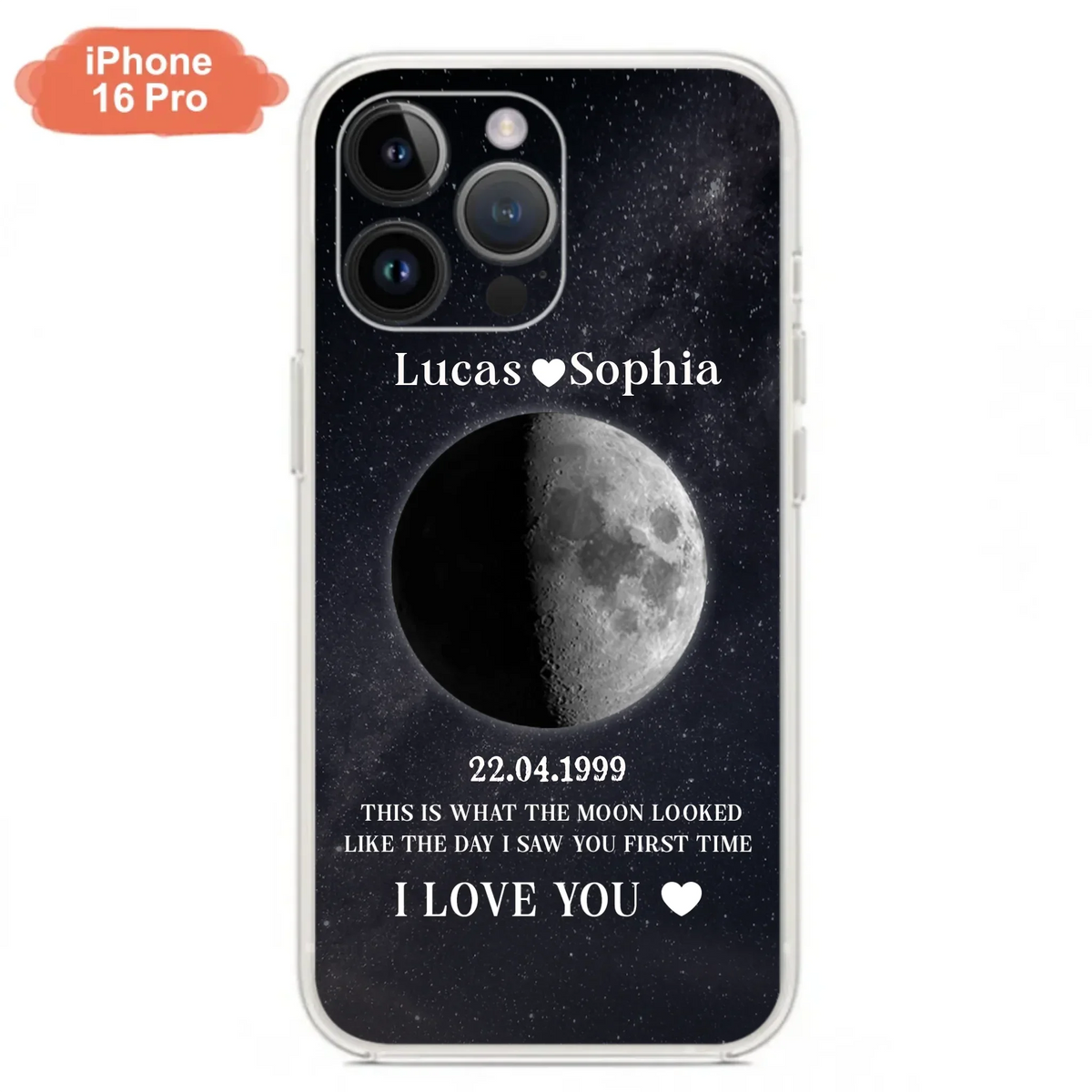 Custom Personalized Moon Phase Phone Case - Gifts for Birthday and Anniversary