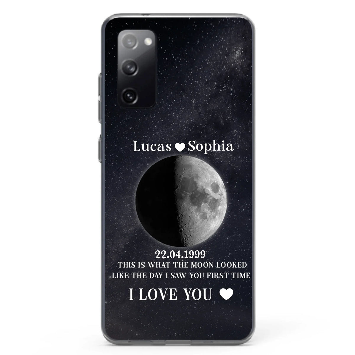 Custom Personalized Moon Phase Phone Case - Gifts for Birthday and Anniversary