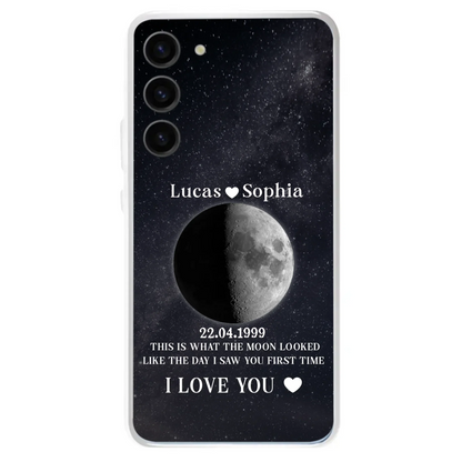 Custom Personalized Moon Phase Phone Case - Gifts for Birthday and Anniversary