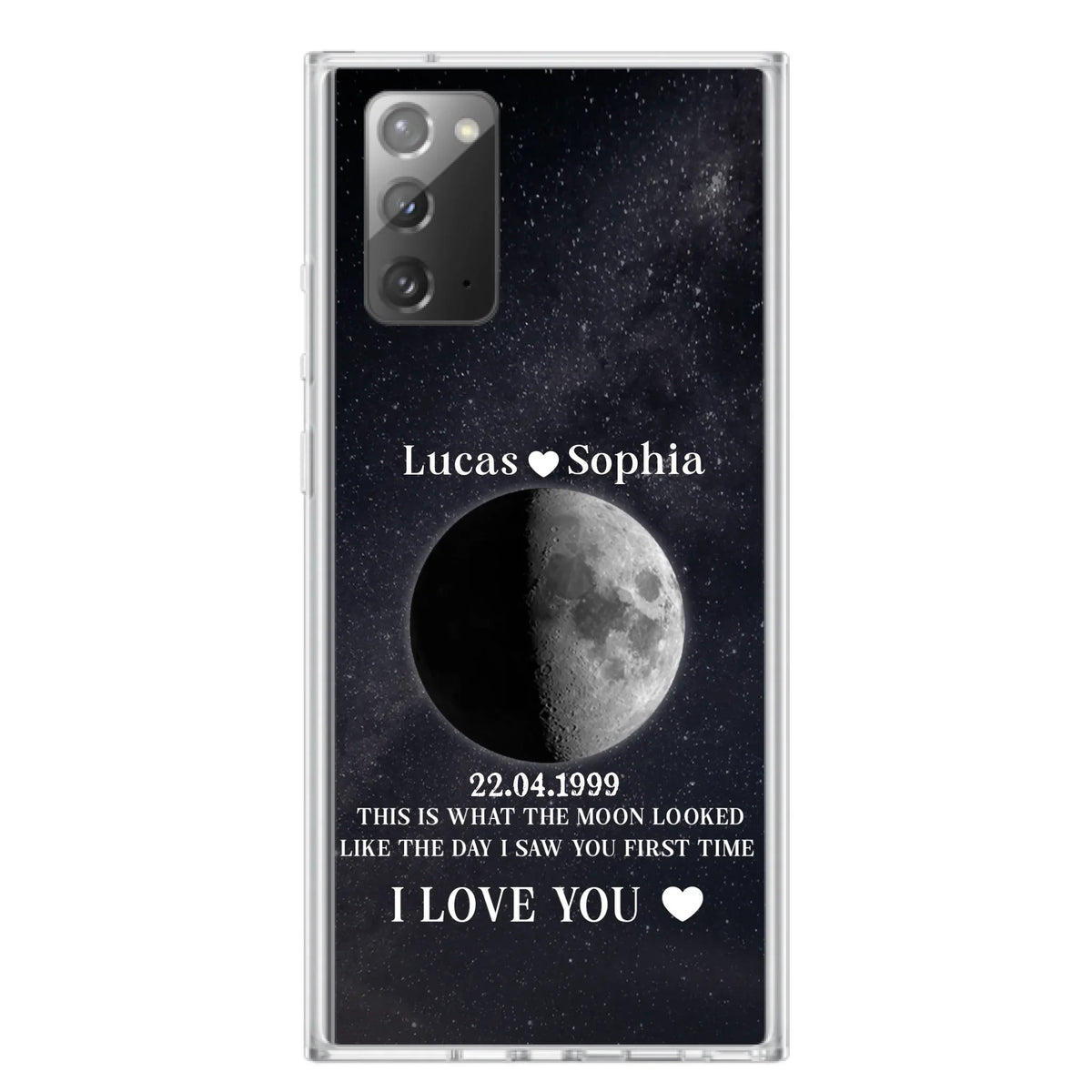 Custom Personalized Moon Phase Phone Case - Gifts for Birthday and Anniversary