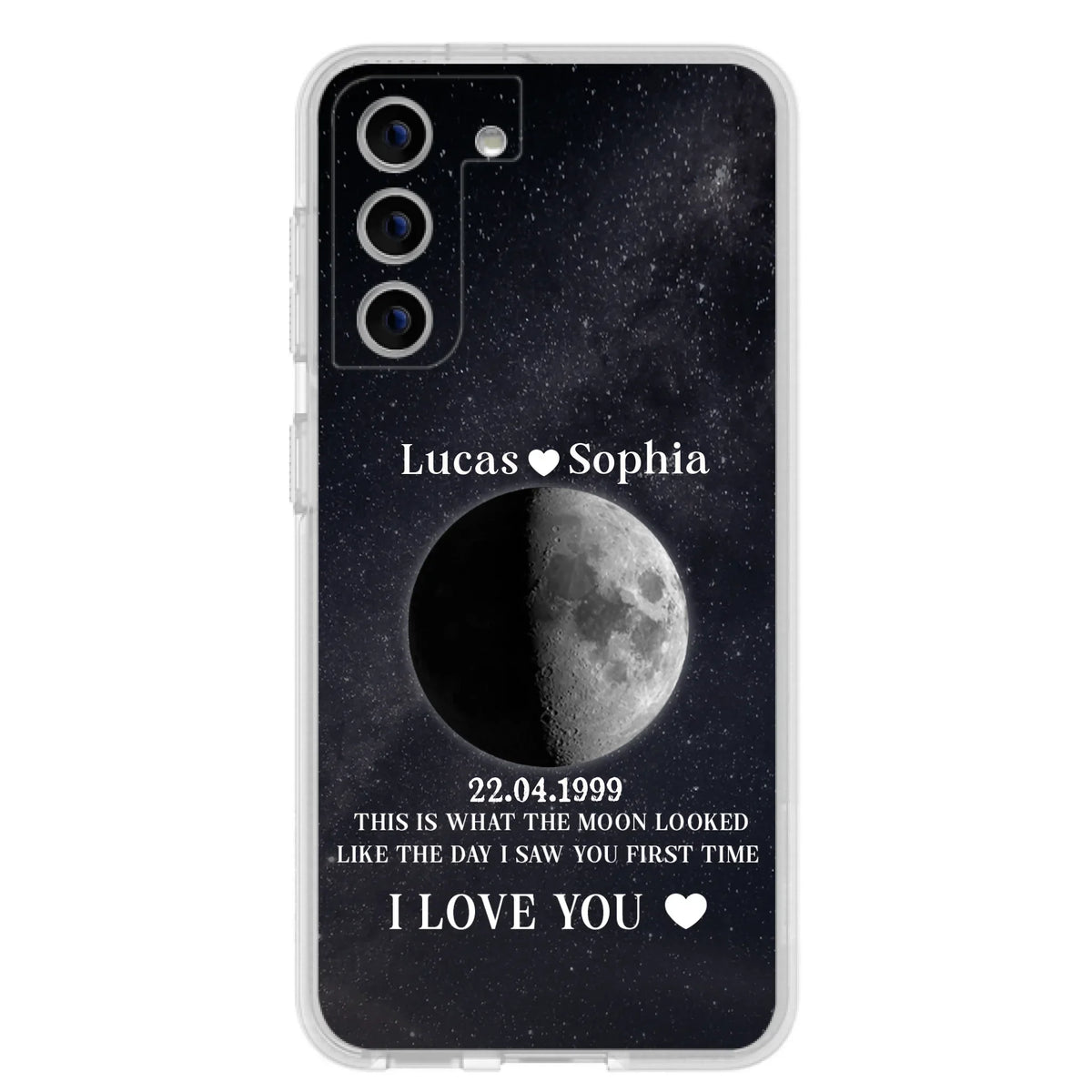 Custom Personalized Moon Phase Phone Case - Gifts for Birthday and Anniversary