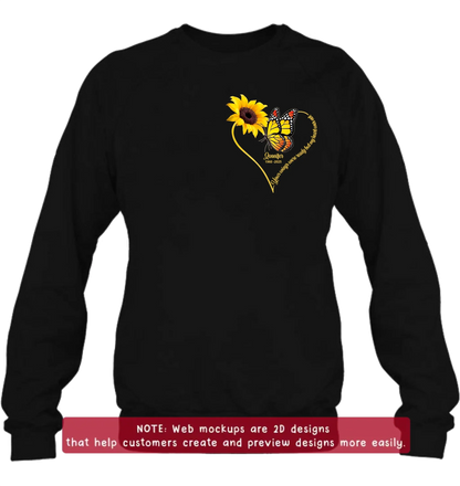 Personalized Memorial Embroidered T-Shirt/ Sweater/ Hoodie - Memorial Gift Idea For Mother's Day