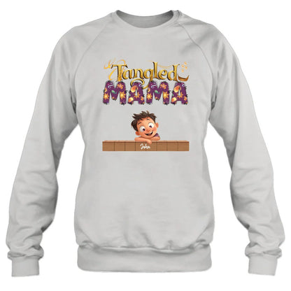 Personalized Tangled Mom T-Shirt/ Long Sleeve/  Sweatshirt/ Hoodie - Mother's Day Gift For Mom