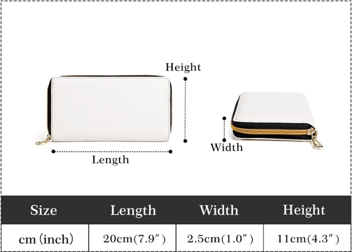 Personalized Mother & Daughter Long Wallet - Mother's Day Gift Idea From Daughter