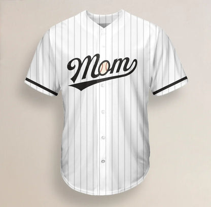 Personalized Best Mom Ever Baseball Jersey - Mother's Day Gifts Idea