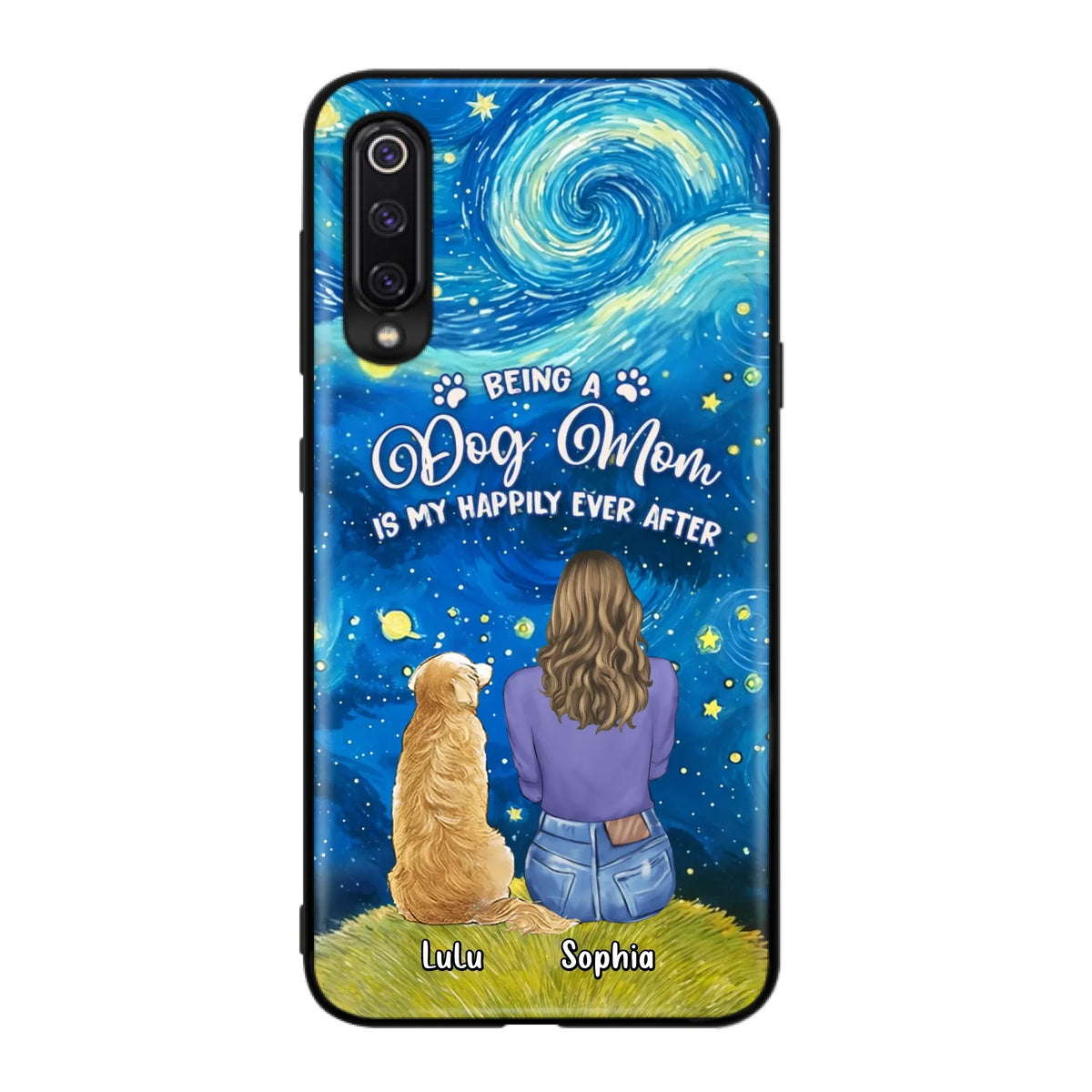 Personalized Dog Mom Phone Case - Up to 3 Dogs - Mother's Day Gift Idea For Dog Lover - Dog Mama Life Is Ruff - Case For Xiaomi/ Oppo/ Huawei