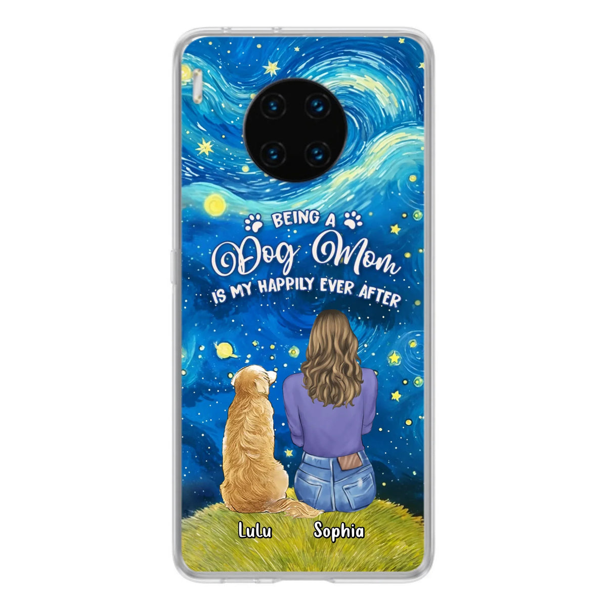 Personalized Dog Mom Phone Case - Up to 3 Dogs - Mother's Day Gift Idea For Dog Lover - Dog Mama Life Is Ruff - Case For Xiaomi/ Oppo/ Huawei