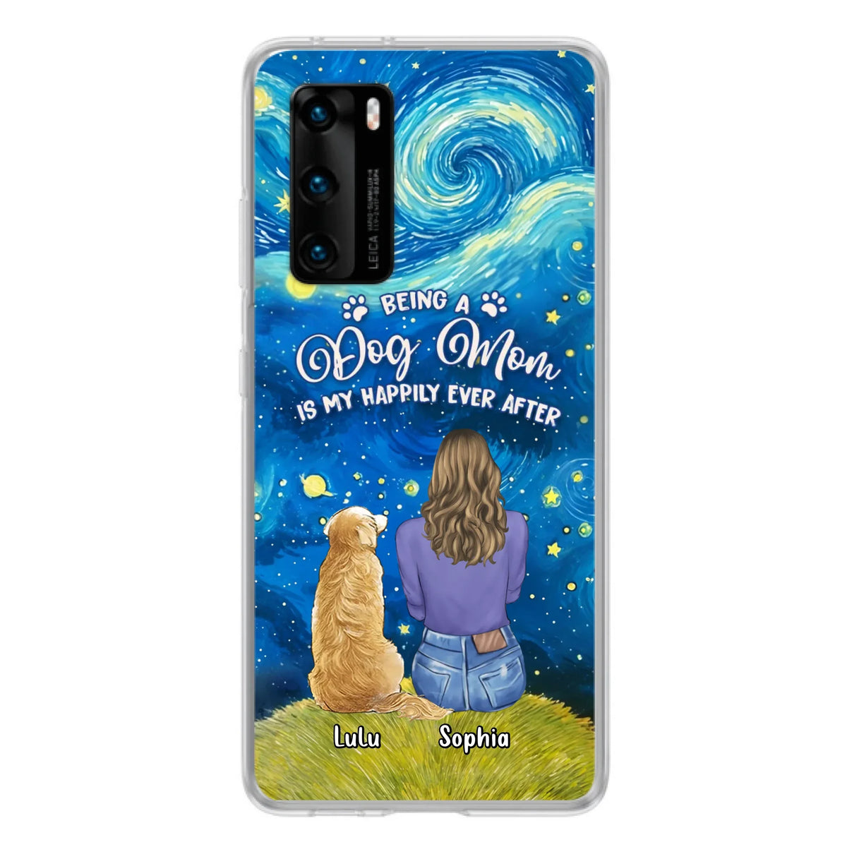 Personalized Dog Mom Phone Case - Up to 3 Dogs - Mother's Day Gift Idea For Dog Lover - Dog Mama Life Is Ruff - Case For Xiaomi/ Oppo/ Huawei