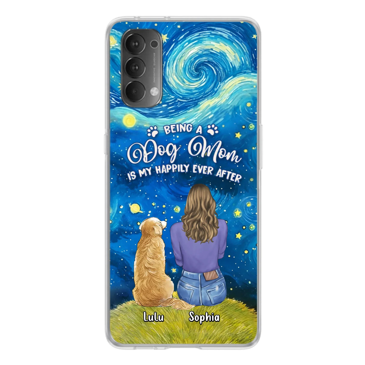 Personalized Dog Mom Phone Case - Up to 3 Dogs - Mother's Day Gift Idea For Dog Lover - Dog Mama Life Is Ruff - Case For Xiaomi/ Oppo/ Huawei