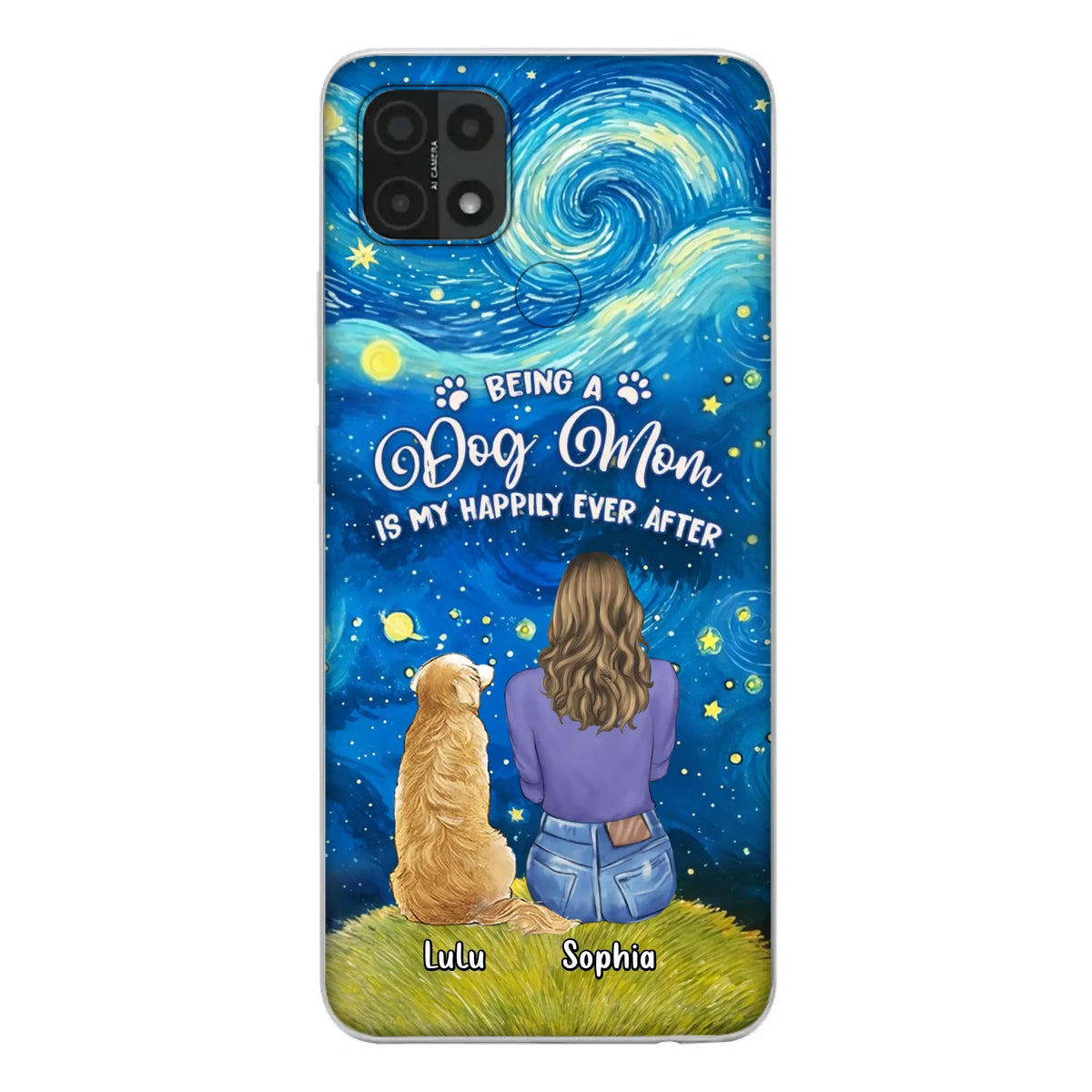 Personalized Dog Mom Phone Case - Up to 3 Dogs - Mother's Day Gift Idea For Dog Lover - Dog Mama Life Is Ruff - Case For Xiaomi/ Oppo/ Huawei
