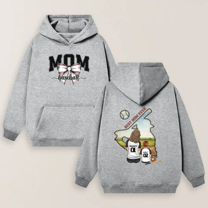 Personalized Baseball Mom T-shirt/ Hoodie/ Sweater - Mother's Day Gifts Idea