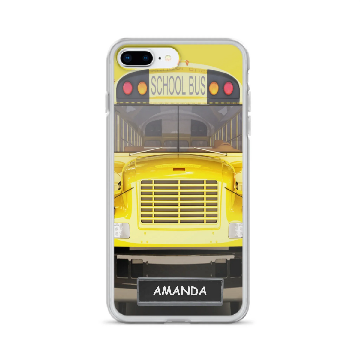 Personalized School Bus Phone Case - Gift Idea For School Bus Lovers - Case For iPhone, Samsung and Xiaomi