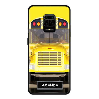 Personalized School Bus Phone Case - Gift Idea For School Bus Lovers - Case For iPhone, Samsung and Xiaomi