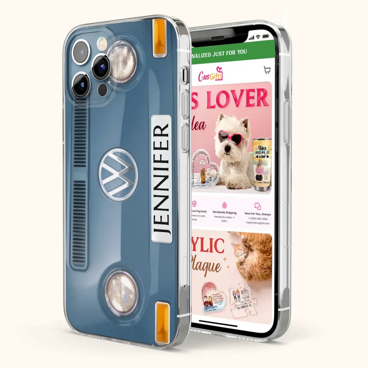 Custom Personalized Car Phone Case - Gift Idea For Car Owner - Case For iPhone/ Samsung