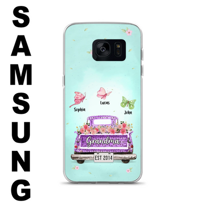 Custom Personalized Grandma Phone Case - Gift Idea For Grandma/ Mom - Case For iPhone/ Samsung