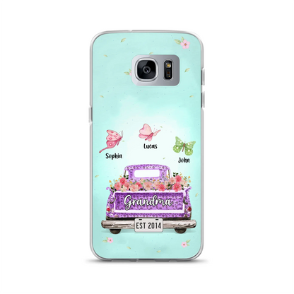 Custom Personalized Grandma Phone Case - Gift Idea For Grandma/ Mom - Case For iPhone/ Samsung