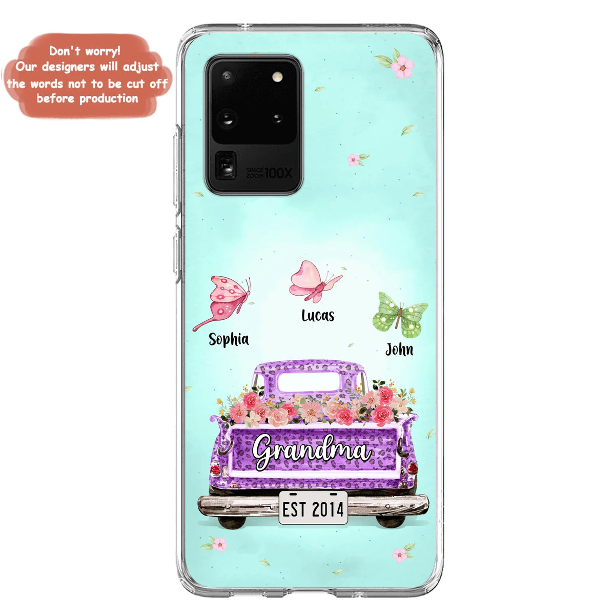 Custom Personalized Grandma Phone Case - Gift Idea For Grandma/ Mom - Case For iPhone/ Samsung
