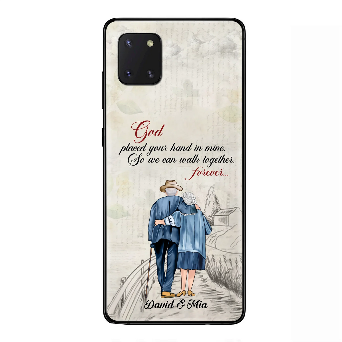 Personalized Old Couple Phone Case - Best Gift For Couple - Case For iPhone And Samsung