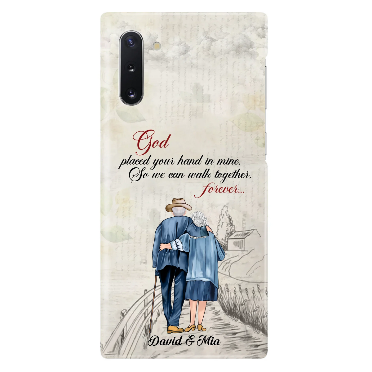Personalized Old Couple Phone Case - Best Gift For Couple - Case For iPhone And Samsung