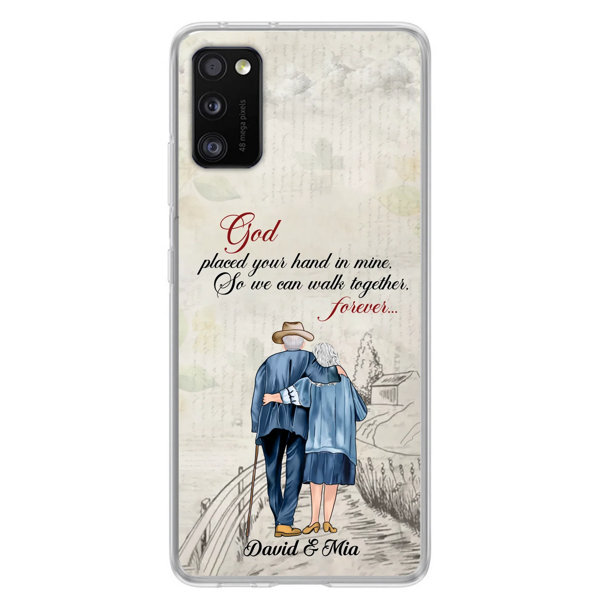 Personalized Old Couple Phone Case - Best Gift For Couple - Case For iPhone And Samsung