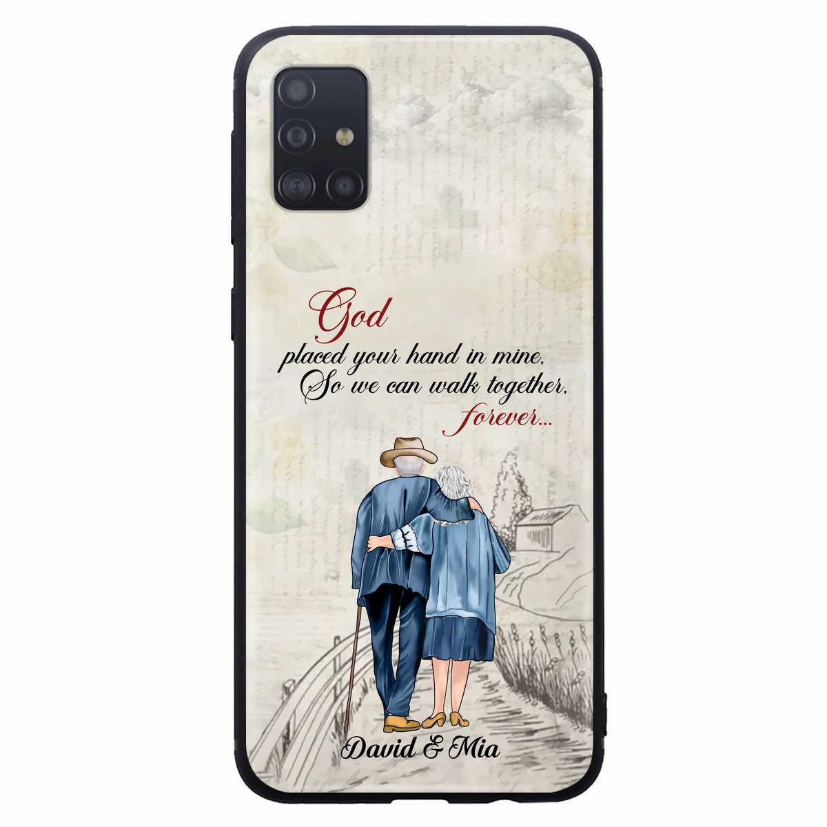Personalized Old Couple Phone Case - Best Gift For Couple - Case For iPhone And Samsung
