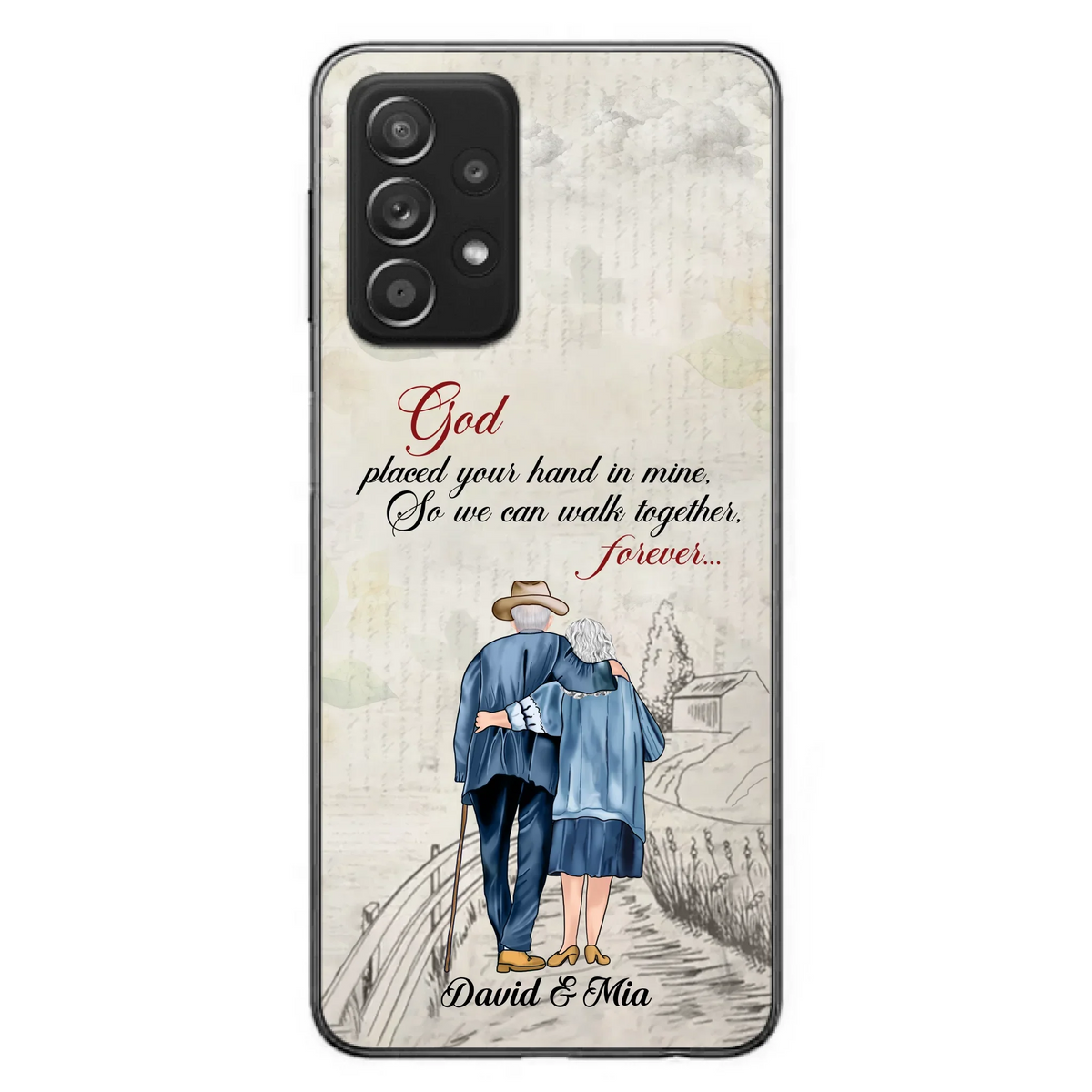 Personalized Old Couple Phone Case - Best Gift For Couple - Case For iPhone And Samsung