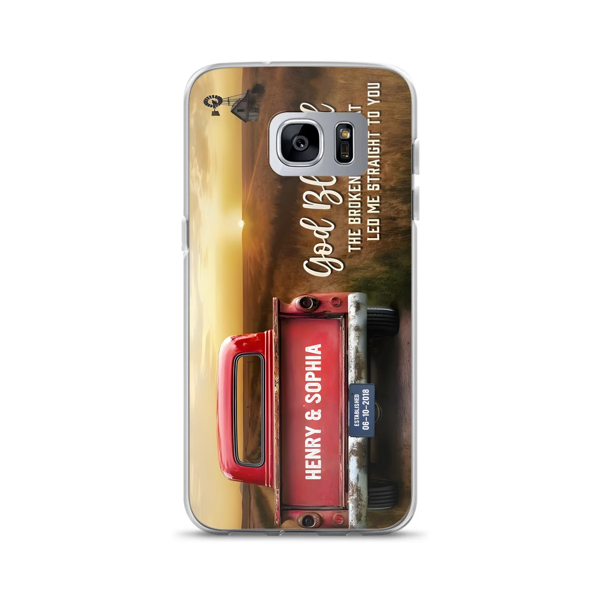 Custom Personalized Phone Case - Gift Idea For Couple - Case For iPhone/Samsung