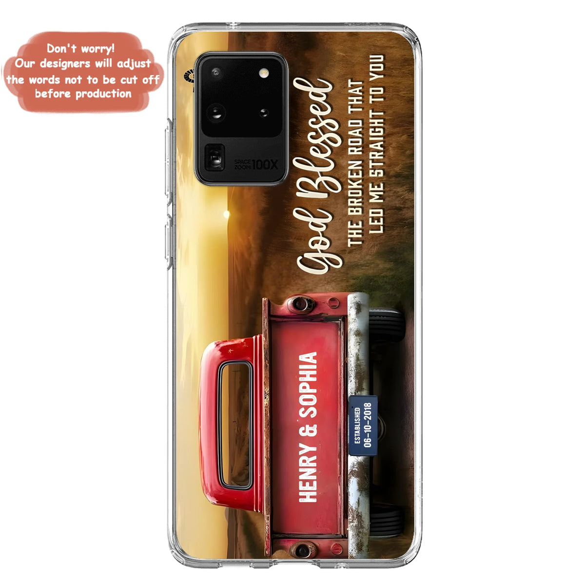 Custom Personalized Phone Case - Gift Idea For Couple - Case For iPhone/Samsung