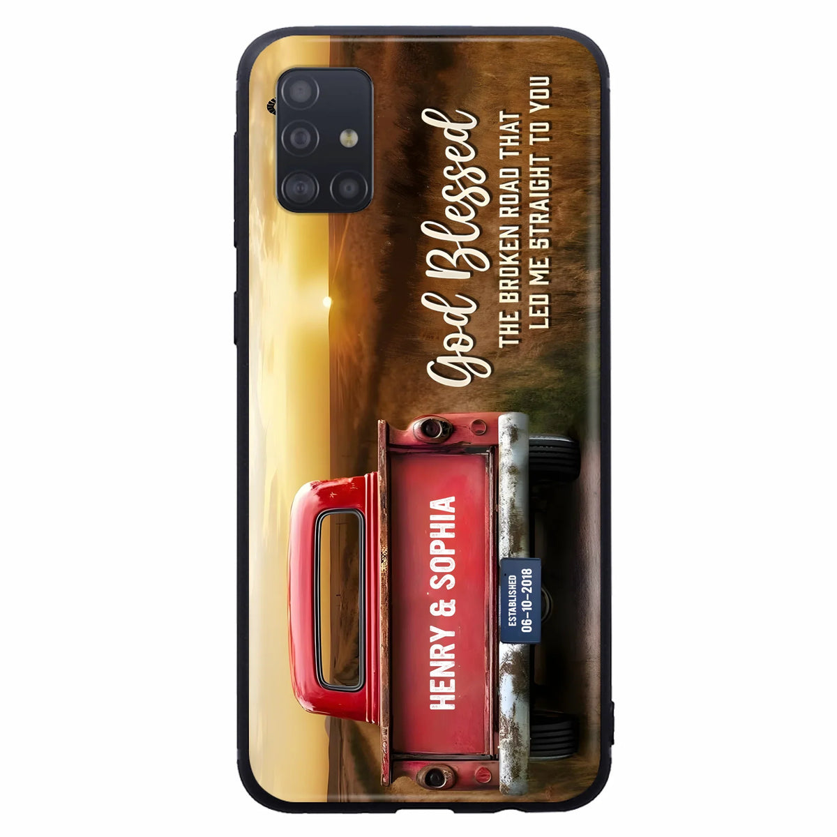 Custom Personalized Phone Case - Gift Idea For Couple - Case For iPhone/Samsung