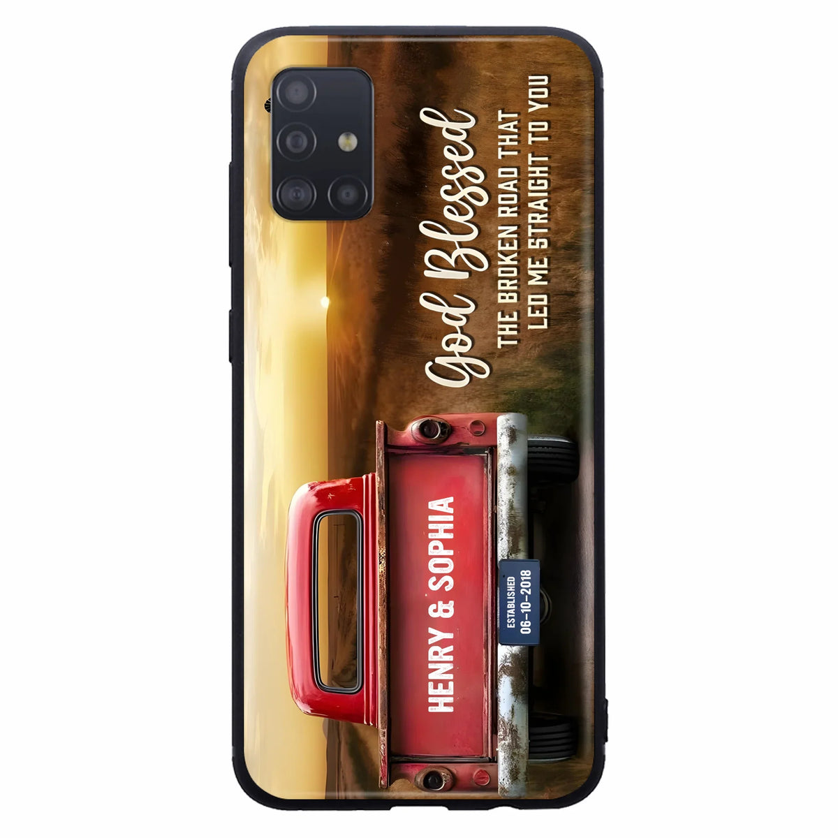 Custom Personalized Phone Case - Gift Idea For Couple - Case For iPhone/Samsung