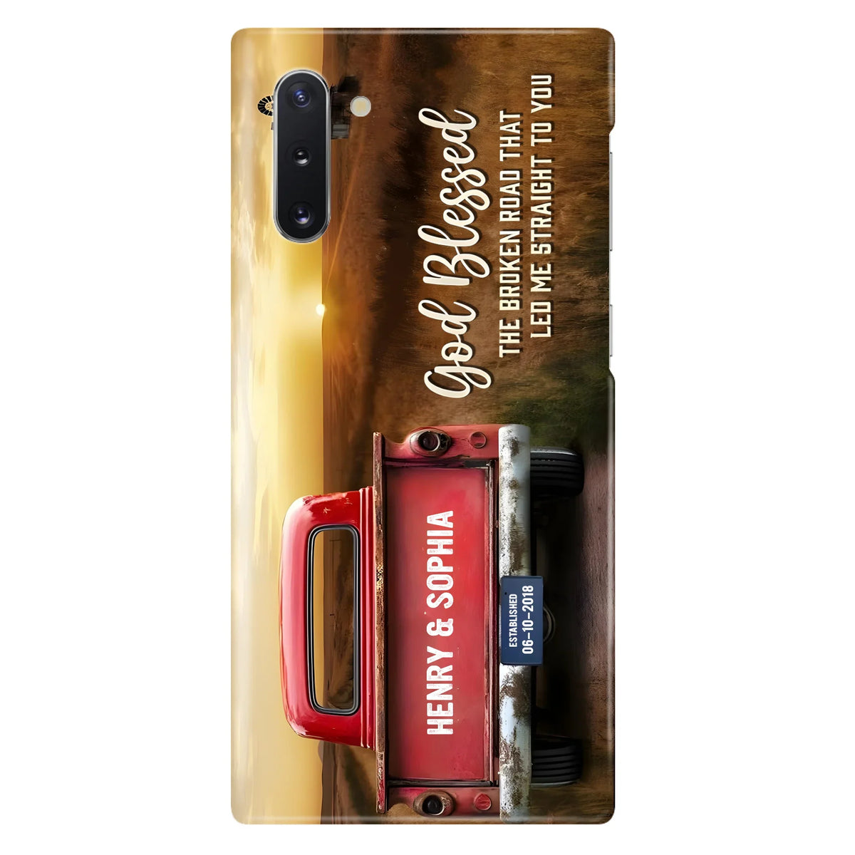 Custom Personalized Phone Case - Gift Idea For Couple - Case For iPhone/Samsung