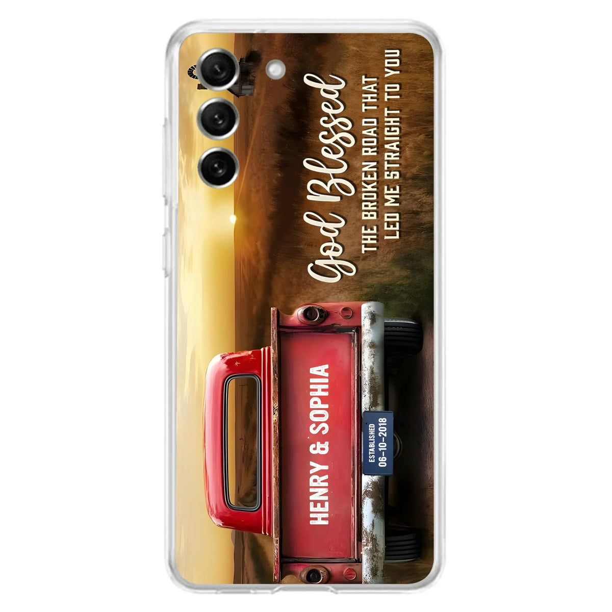 Custom Personalized Phone Case - Gift Idea For Couple - Case For iPhone/Samsung