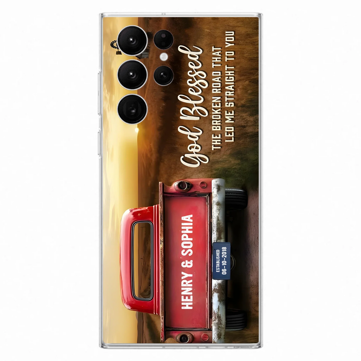 Custom Personalized Phone Case - Gift Idea For Couple - Case For iPhone/Samsung