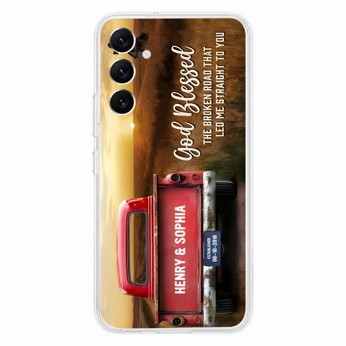 Custom Personalized Phone Case - Gift Idea For Couple - Case For iPhone/Samsung