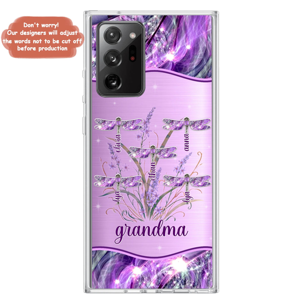 Custom Personalized Grandma Phone Case - Gift Idea For Grandma/ Mom - Case For iPhone/ Samsung