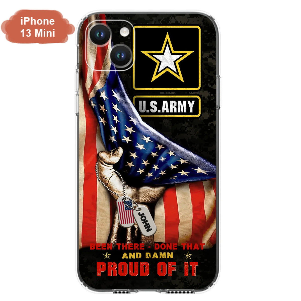 Custom Personalized Veteran Proudly Served Phone Case - Gift Idea For Veterans - Been There Done That And Damn Proud Of It - Case For iPhone And Samsung