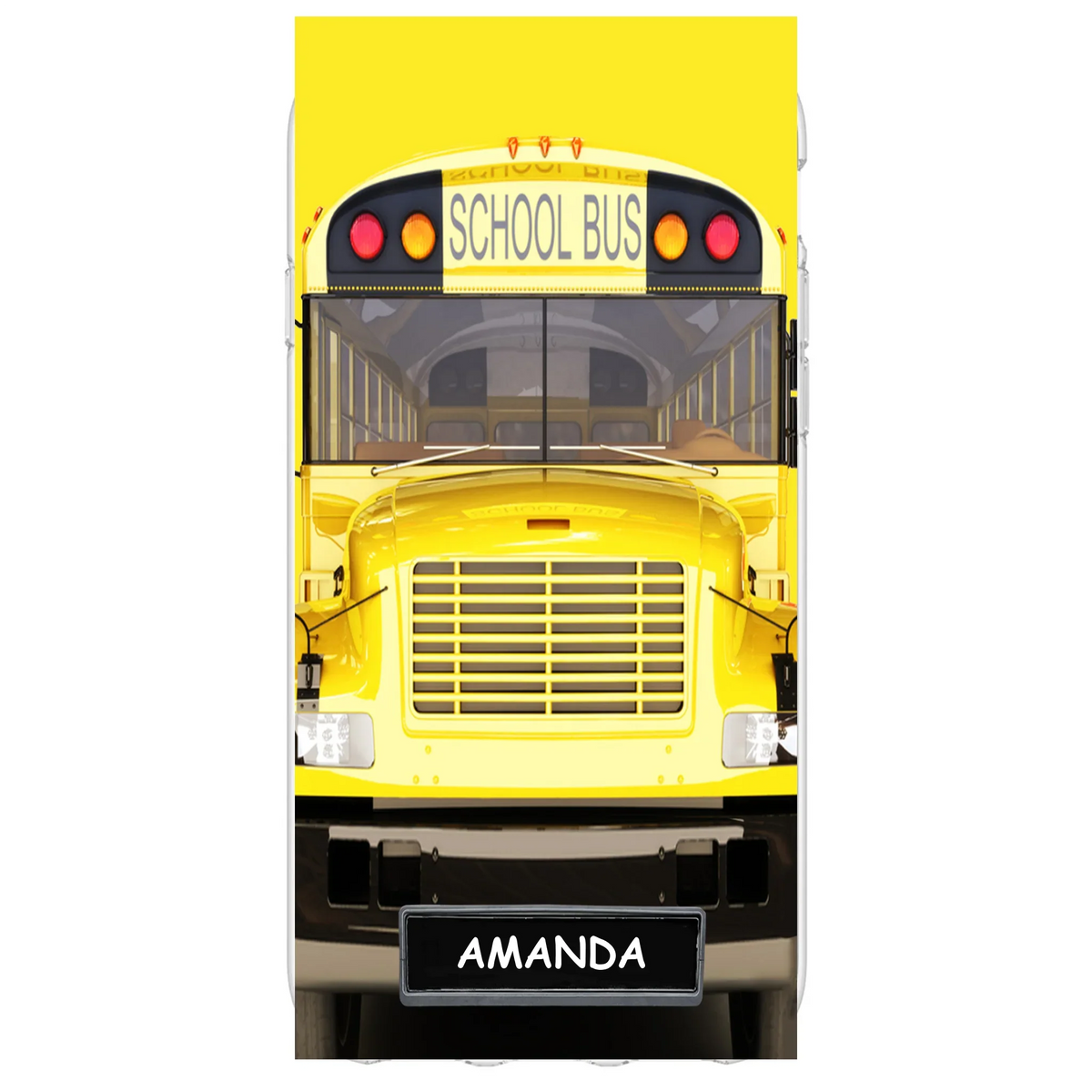 Custom Personalized School Bus Phone Case - Gift Idea For School Bus Lovers - Case For iPhone, Samsung and Xiaomi