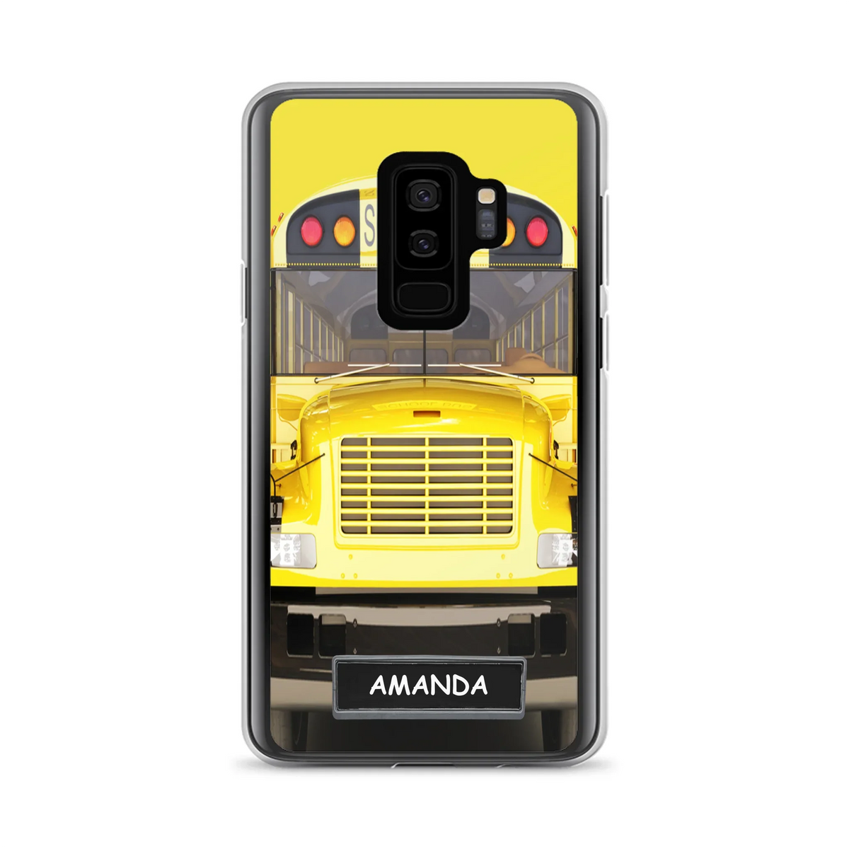 Personalized School Bus Phone Case - Gift Idea For School Bus Lovers - Case For iPhone, Samsung and Xiaomi