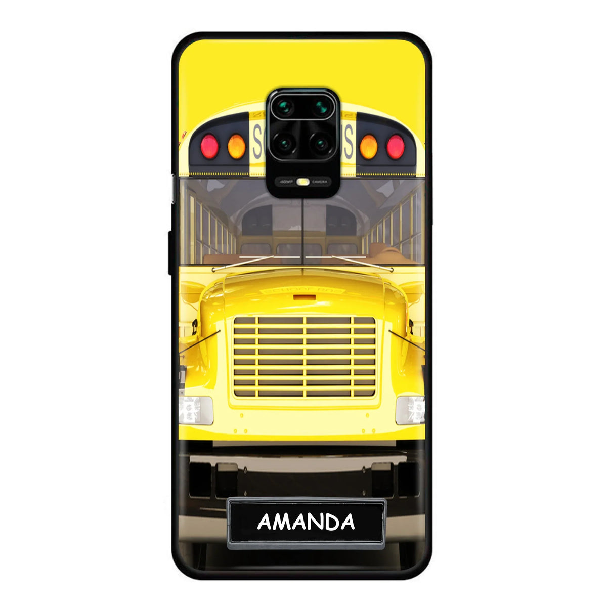 Custom Personalized School Bus Phone Case - Gift Idea For School Bus Lovers - Case For iPhone, Samsung and Xiaomi