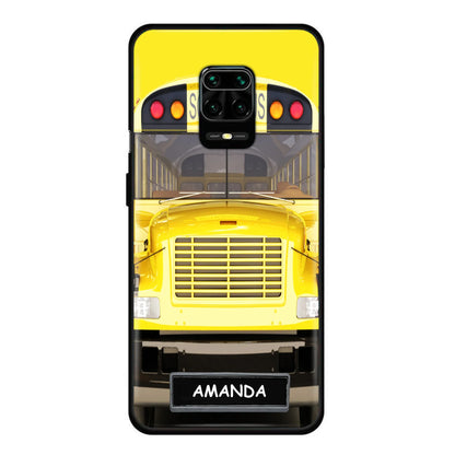 Custom Personalized School Bus Phone Case - Gift Idea For School Bus Lovers - Case For iPhone, Samsung and Xiaomi