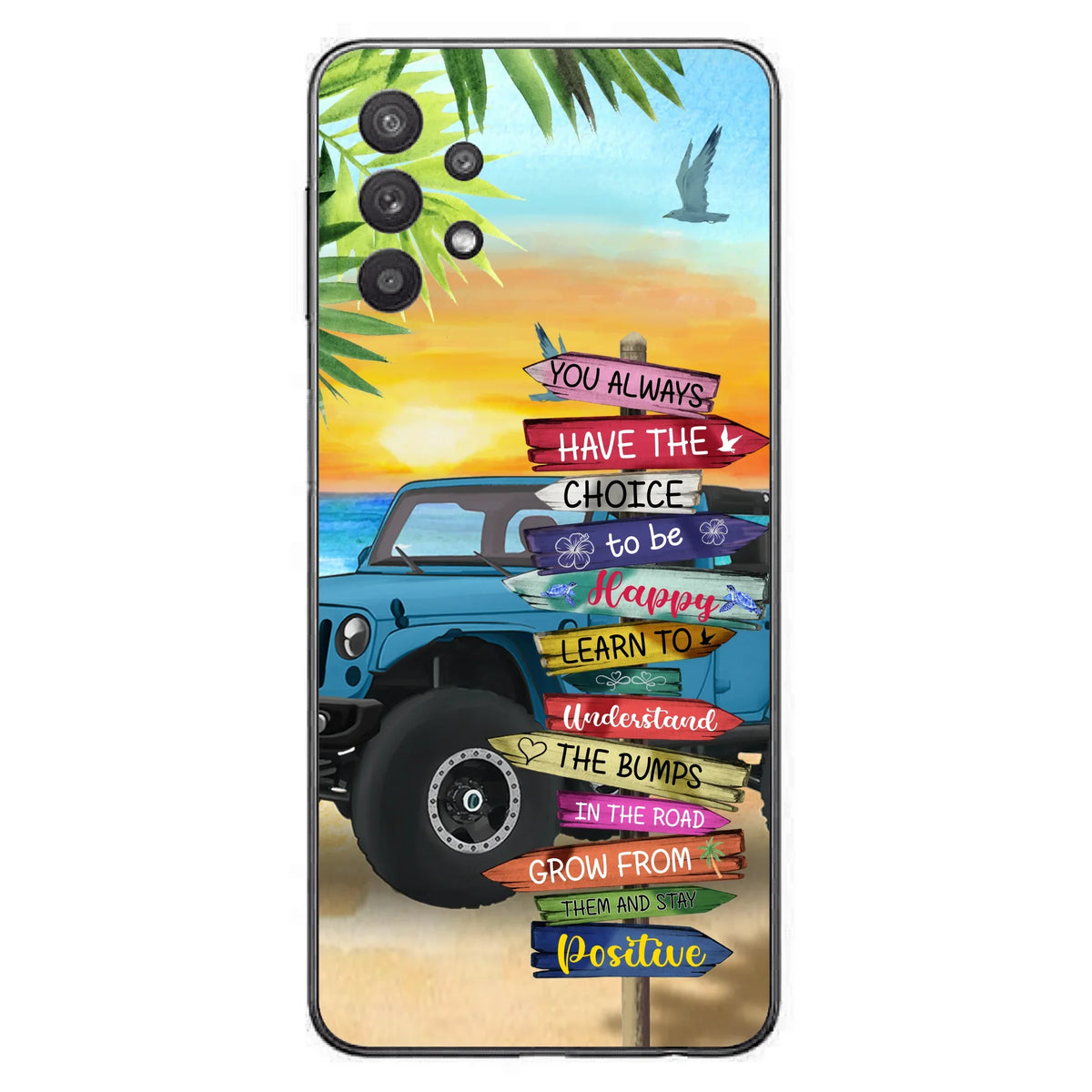 Custom Personalized Offroad SUVs Phone Case - Case For iPhone, Samsung and Xiaomi - You Always Have The Choice To Be Happy