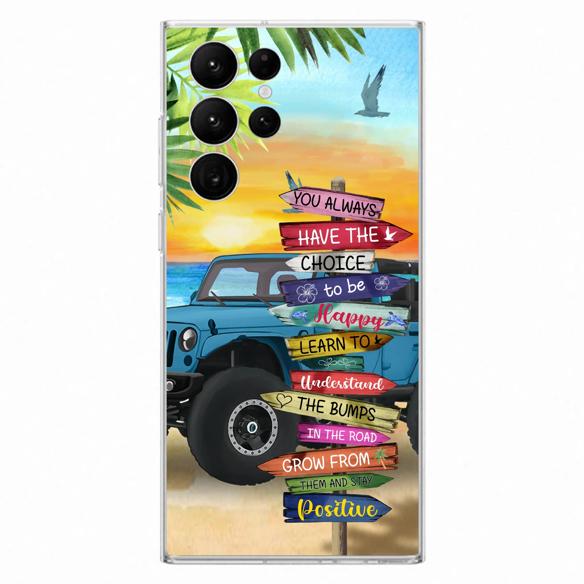Custom Personalized Offroad SUVs Phone Case - Case For iPhone, Samsung and Xiaomi - You Always Have The Choice To Be Happy