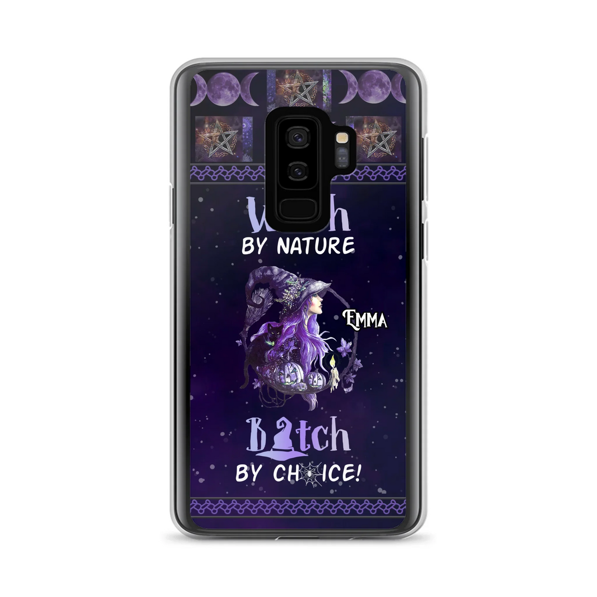 Custom Personalized Witch Phone Case - Halloween Gift Idea For Friends - Case for iPhone & Samsung