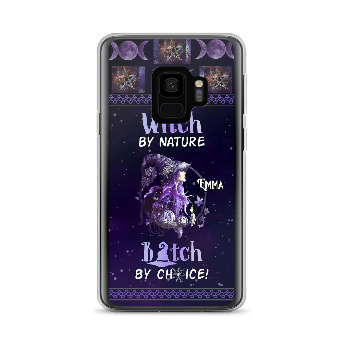 Custom Personalized Witch Phone Case - Halloween Gift Idea For Friends - Case for iPhone & Samsung